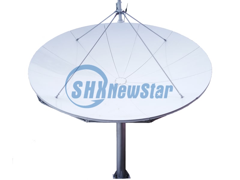 3.7m large satellite dish